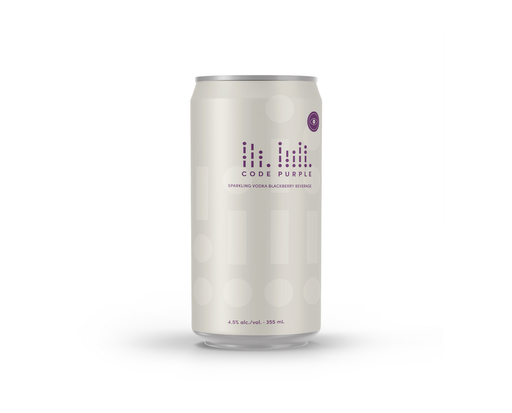 Code Purple | Sparking Vodka Citrus Beverage | Spy Cider House and ...